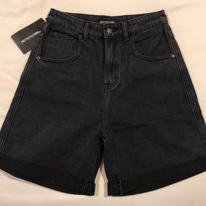 high waisted mom shorts